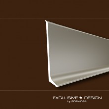 Skirting boards Aspro 70 ALU champagne